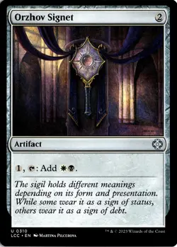 NM - Orzhov Signet C Commander: The Lost Caverns of Ixalan 310 - Image 1