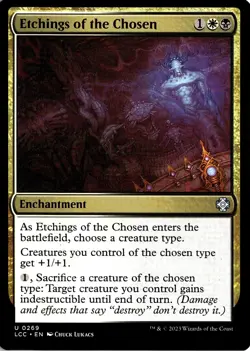 NM - Etchings of the Chosen U Commander: The Lost Caverns of Ixalan 269 - Image 1