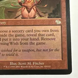 Burning Wish 83/143 Judgement Magic the Gathering MTG LP - Image 5