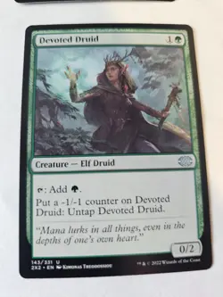 MTG - Devoted Druid - Double Masters 2022 - Image 1