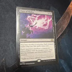 Mtg Flare Of Malice - Modern Horizons 3 + Bonus Foils - Image 1