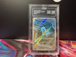TGC Pokemon: Squirtle 170/165 Art Rare 151 (JP) TAG 10 GEM MINT - Image 1