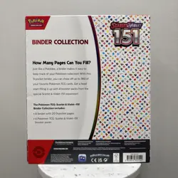 151 Binder Collection 4 Packs/Binder Scarlet & Violet Pokemon TCG *SEALED/NEW* - Image 2