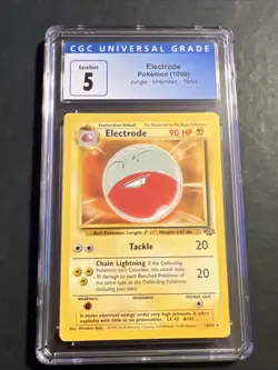 Pokemon ELECTRODE 1999 Jungle Unlimited 18/64 CGC 5 - Image 1