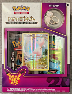 NEW Pokemon TCG: Mythical Collection - Generations - Mew - 20th Anniversary - Image 1