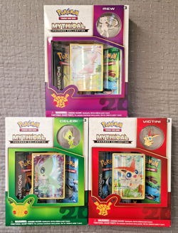 NEW Pokemon TCG: Mythical - Generations - Mew, Celebi & Victini - 20th Anniver. - Image 1