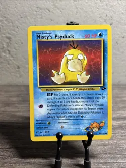 Misty's Psyduck 90/132 Gym Challenge Regular Common-Pokemon TCG-Fast Shipping-NM - Image 1