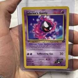 Sabrina’s Gastly 97/132 - Common Pokemon TCG - Gym Challenge - Unlimited - NM - Image 1