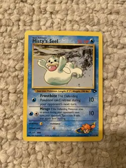 Misty's Seel Gym Challenge Pokemon TCG 91/132 Unlimited Common LP - Image 1