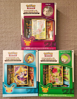 NEW Pokemon TCG: Mythical - Generations - Mew, Jirachi & Shaymin - 20th Anniver. - Image 1
