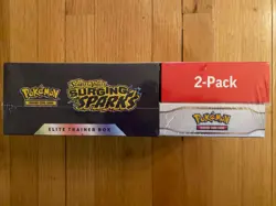 2-Pack Scarlet & Violet Surging Sparks Elite Trainer Box Pokemon Set, SEALED - Image 3