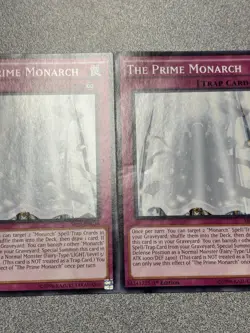 The Prime Monarch SR01-EN034 (x3) Emperor of Darkness 1st Edition LP - Image 2