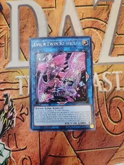 Evil Twin Ki-sikil BLCR-EN096 Secret Rare 1st Edition NM Yugioh - Image 1