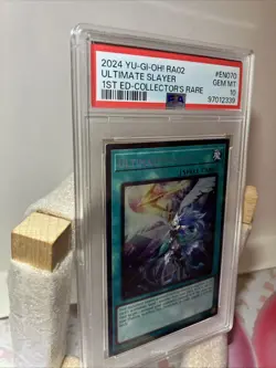 2024 Yugioh Psa 10 Ultimate Slayer 1st Edition Collectors Rare Ra02-En070 - Image 4