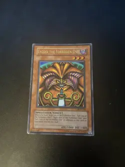Yu-Gi-Oh Exodia The Forbidden One LOB-EN124 Trading Card W/ Protective Toploader - Image 1