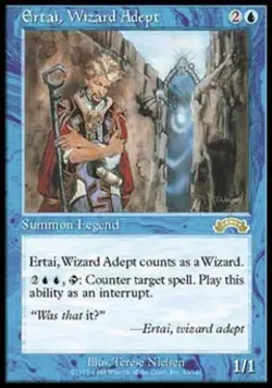 Ertai, Wizard Adept - Light Play MTG Exodus - Image 1