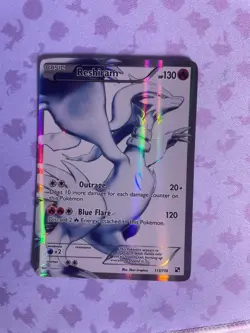 🔥 Reshiram 113/114 Black & White - Lightly Played - Authentic Pokemon Card - Image 1