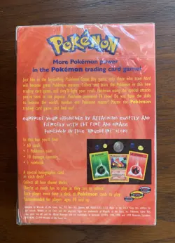 1999 Pokemon Brushfire Theme Deck Factory Sealed, First Edition Cards on Back 742818060189 - Image 2