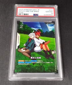 PSA 10 Gem Mint Witch and the Bride Gundam Card Game RARE+ GD01 japanese - Image 1
