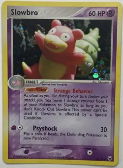 Pokemon Card - Slowbro EX FireRed & LeafGreen 14/112 Holo Rare - Image 1
