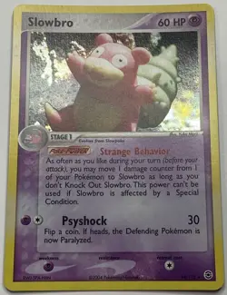 Pokemon Card - Slowbro EX FireRed & LeafGreen 14/112 Holo Rare - Image 3