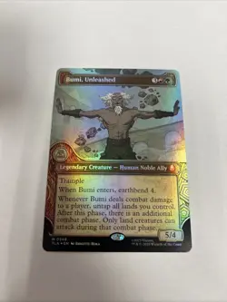 Bumi Unleashed Showcase Foil Card #0348 MTG LP - Image 1