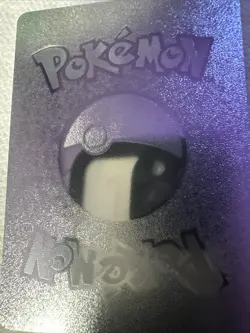 Eevee Evolution V Pokemon Silver?? Foil Fan Art Card - NM - Image 3