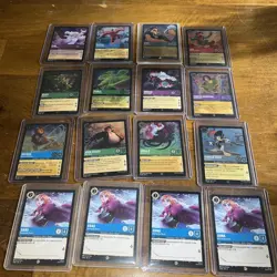 Lot of Disney Lorcana TCG Anna Signature Promos and 12 Foil Legendary cards Elsa - Image 2