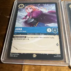 Lot of Disney Lorcana TCG Anna Signature Promos and 12 Foil Legendary cards Elsa - Image 5