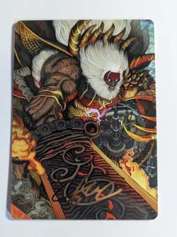 Braska's Final Aeon Final Fantasy Art Series Card Gold Stamped Signature 39/53 - Image 1