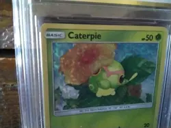 2019 Pokemon Cards promo Holo mcdonalds 1/12 caterpie gx ex vmax graded card b9 - Image 2