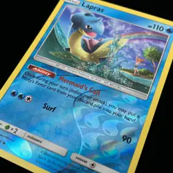 Pokemon TCG Lapras 36/236 Reverse Holo Unified Minds Near Mint NM Card - Image 4