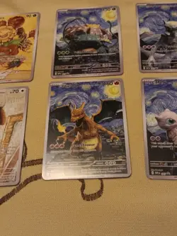 6 Starry Night Pokemon x Van Gogh Promo Card - NM - Image 3