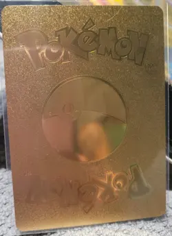 Gengar & Mimikyu GX tag team gold foil fan art pokemon card - Image 2
