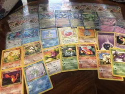 100 Pokemon Cards Lot - 2 Ultra Rares EX/GX/V - 10 Holos - 10 Reverse w/ Vintage - Image 1