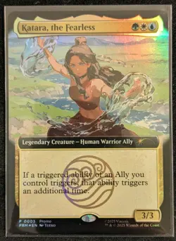Magic the Gathering x Avatar Katara the Fearless Promo Card SDCC 2025 - Image 1