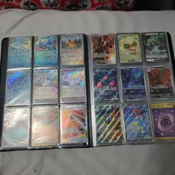 Pokemon Binder collection lot of 153 cards, Full Arts, Ex, English, Japanese. - Image 3
