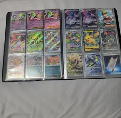 Pokemon Binder collection lot of 153 cards, Full Arts, Ex, English, Japanese. - Image 4