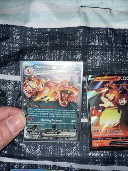 Pokemon Lot Of 10 Nm Cards Including 4 Charizards And A Team Rockets charmander - Image 2