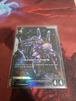 Gundam Card Game TCG GD02-070 Dual Impact Gundam Kimaris LR+ Alt Art NM - Image 1