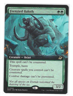 Frenzied Baloth (Extended Art) Edge of Eternities Regular NM - Image 1