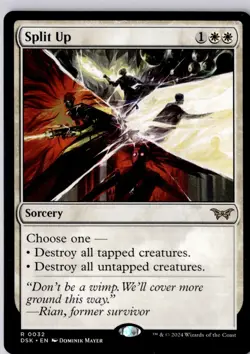 Split Up Duskmourn: House of Horror Regular NM R 0032 - Image 1