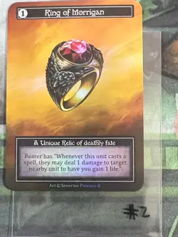 Ring of Morrigan FOIL Unique Arthurian Legends Sorcery #2 - Image 1
