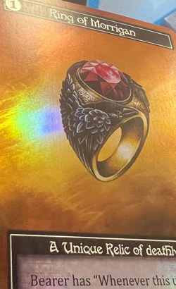 Ring of Morrigan FOIL Unique Arthurian Legends Sorcery #2 - Image 3