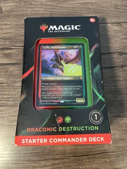 Starter Commander Deck - Draconic Destruction MTG Brand New Sealed - Image 1