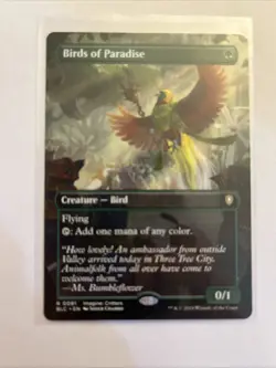 Birds of Paradise (Borderless) Commander: Bloomburrow Regular - Image 1