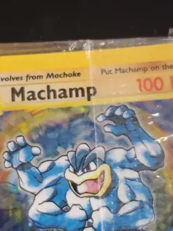 Pokemon TCG Machamp Base Set 8/102 Holo 1st Edition Holo Rare Sealed - Image 3