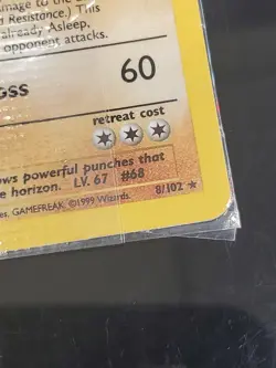 Pokemon TCG Machamp Base Set 8/102 Holo 1st Edition Holo Rare Sealed - Image 5