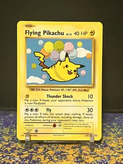 Flying Pikachu 110/108 Regular Secret Rare - XY Evolutions - Pokemon TCG -NM+ - Image 1