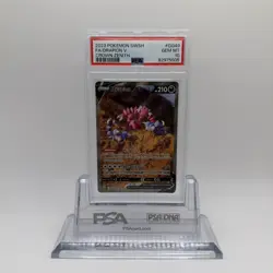 POKEMON 2023 Crown Zenith Full Art DRAPION V #GG49 PSA 10 Gem Mint RARE - Image 1